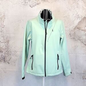 Pulse soft shell winter jacket lime sherbert green Women's Size XS